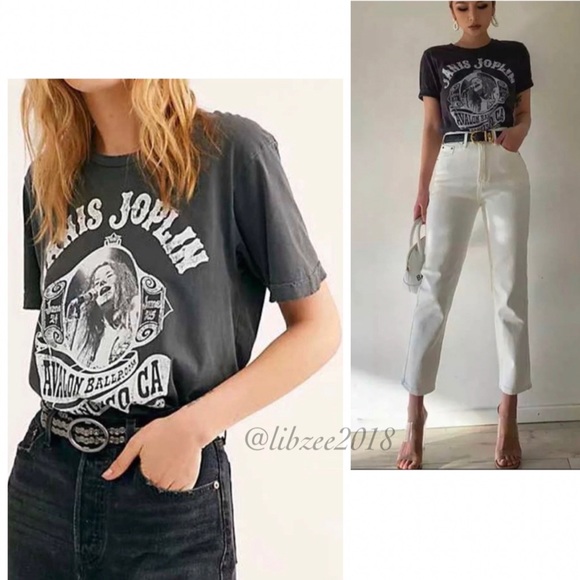 Janis Joplin Tee NEW Graphic T-Shirt - Picture 2 of 12